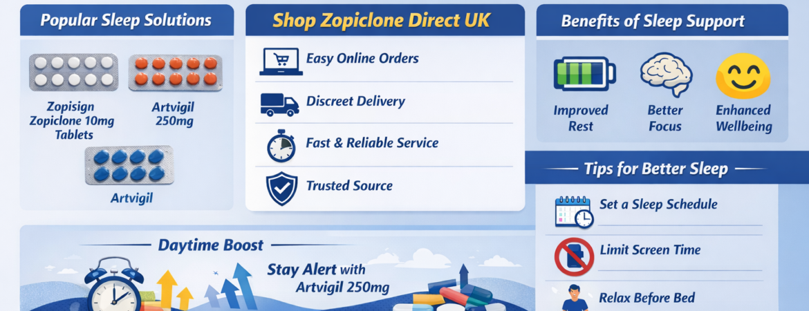 Shop Zopiclone Direct UK – Fast & Reliable Sleep Support